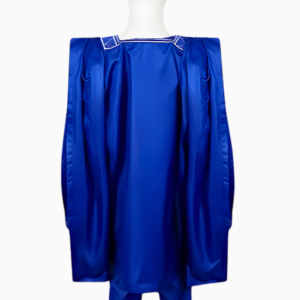 Costume traditionnel africain pour enfant en bleu vif