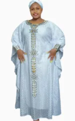 Boubou Africain Femme 2 Pièces élégant et coloré