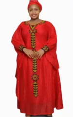 Boubou mode femme 2 pièces, style ethnique dynamique