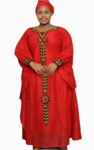 Boubou mode femme 2 pièces, style ethnique dynamique