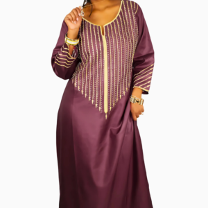 Boubou Africain Femme pour Baptême élégant et coloré