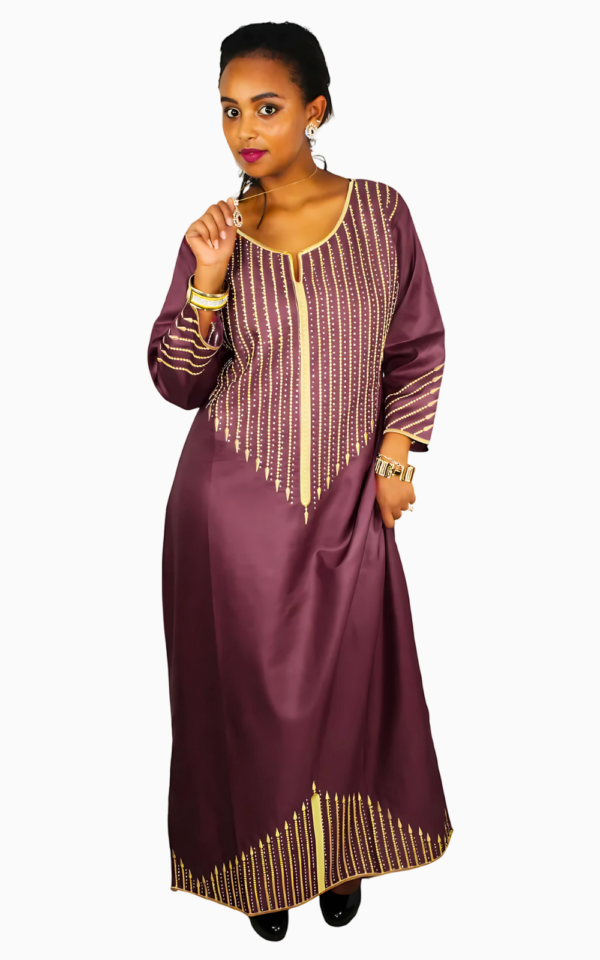 boubou-africain-femme-bapteme-1 Boubou Africain Femme pour Baptême élégant et coloré