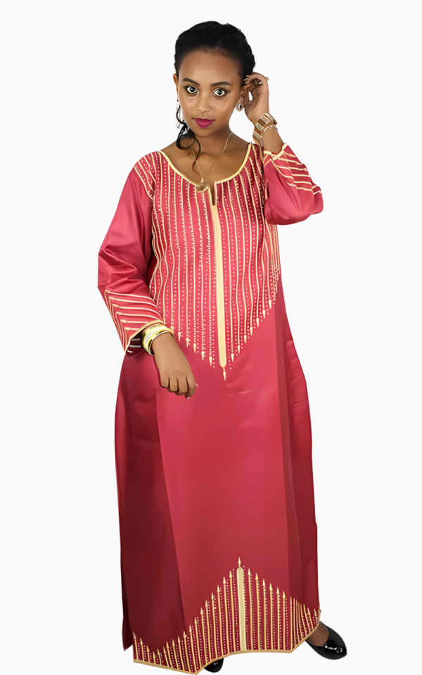 Tenue traditionnelle pour femme, Boubou coloré et raffiné