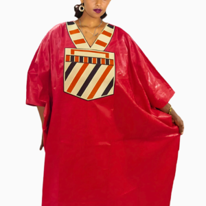 Vêtement traditionnel africain pour femme, style boubou chic