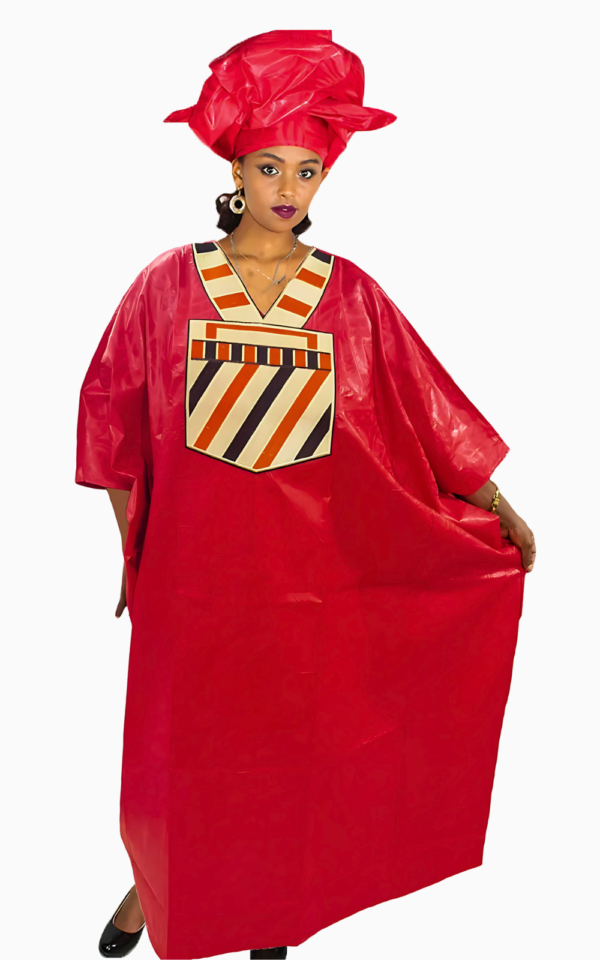 Vêtement traditionnel africain pour femme, style boubou chic