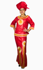 Vêtement traditionnel africain pour femme, style boubou