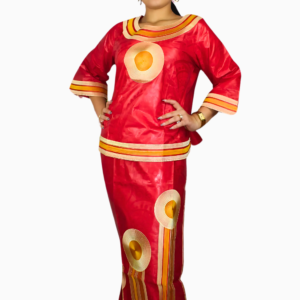 Vêtement traditionnel africain pour femme, style boubou