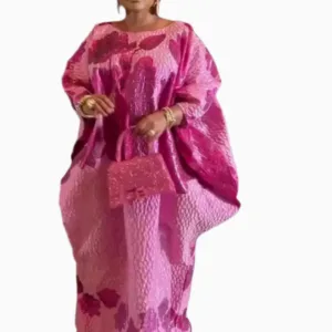 Boubou Africain Femme en Jacquard
