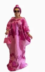 Boubou africain femme avec motifs uniques