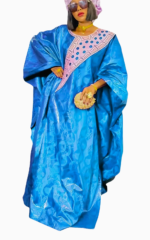 Boubou Africain Femme pour célébration festive