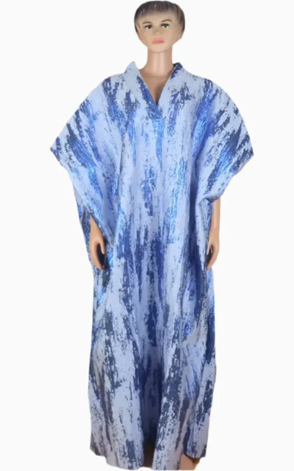 Boubou femme en jacquard brillant