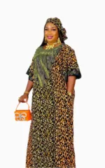 Boubou Africain Femme Moderne élégant et coloré