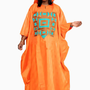 Boubou africain femme orange