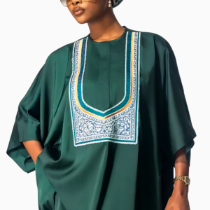 Boubou Africain Femme Original en tissu traditionnel