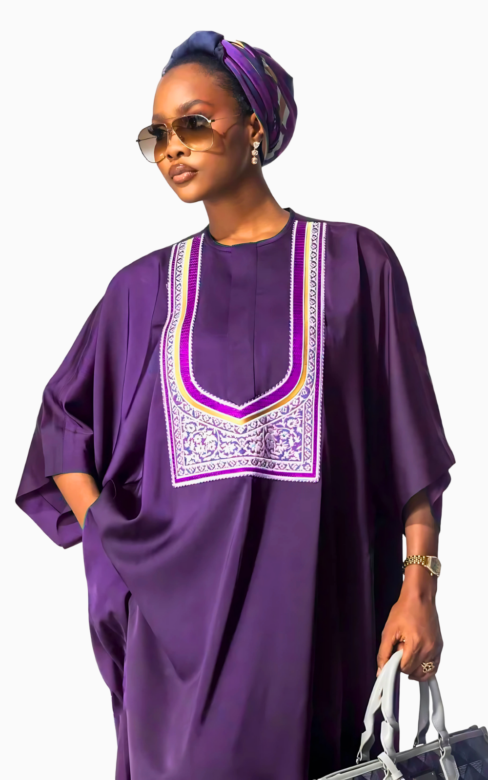 Boubou African pour femme, style unique et coloré