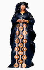 Mode africaine femme en boubou stylé