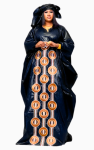 Mode africaine femme en boubou stylé