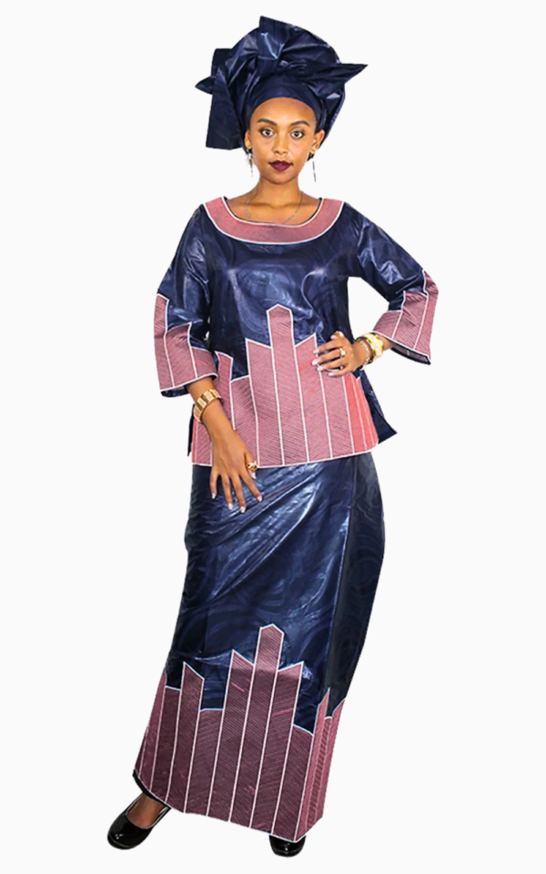 Boubou Femme avec motifs culturels uniques