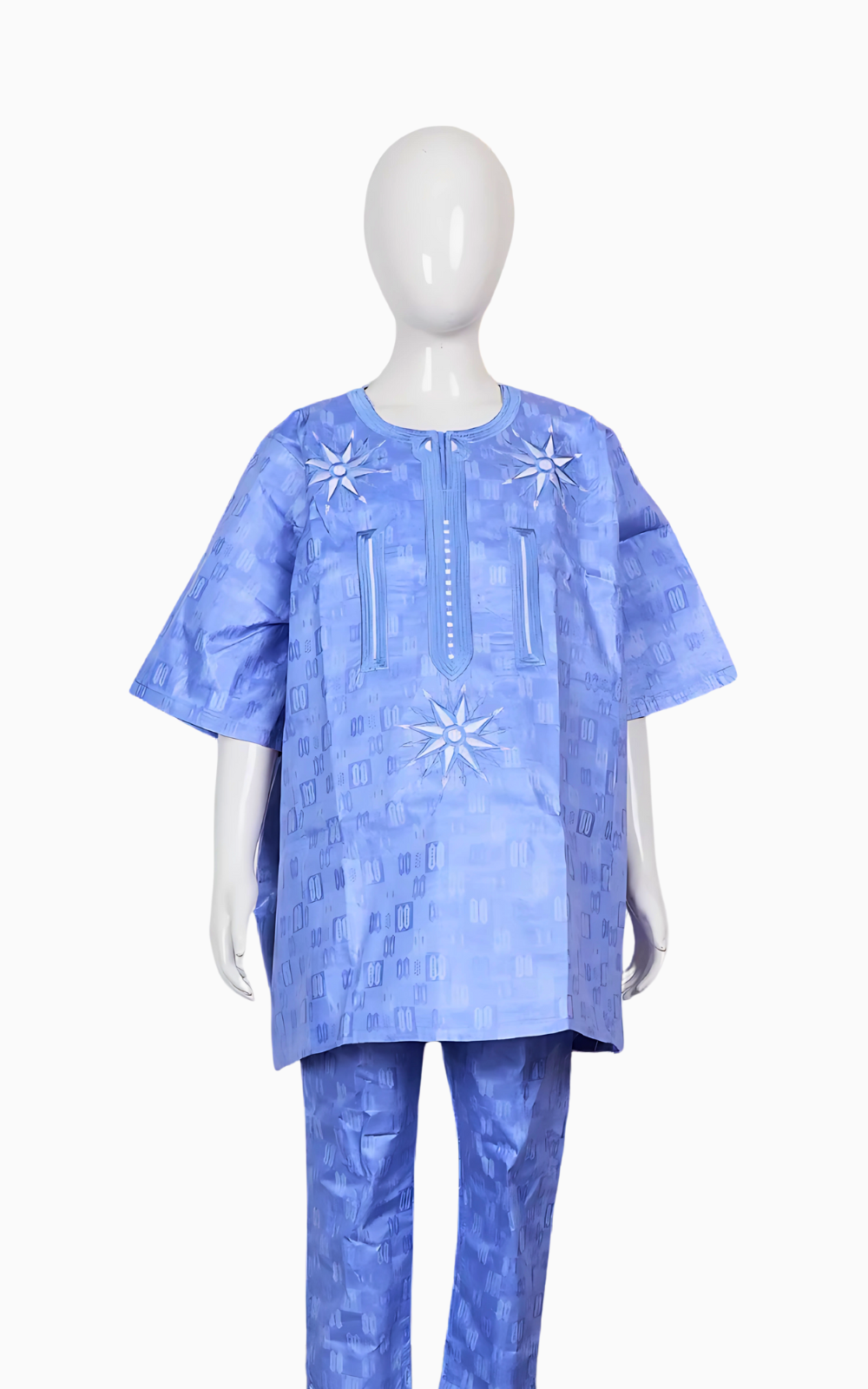 Boubou Africain Garçon Bleu pour enfants
