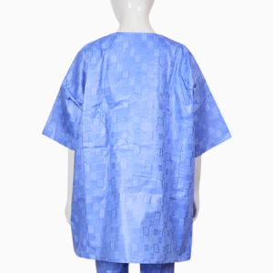 Vêtement traditionnel africain pour garçon, couleur bleue