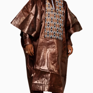 Boubou africain homme en wax élégant et coloré