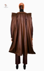 Vêtement marron pour homme, style africain élégant