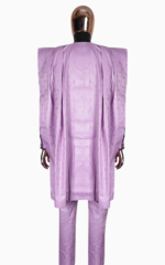 Vêtement africain pour homme, boubou coloré rose