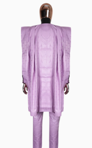 Vêtement africain pour homme, boubou coloré rose