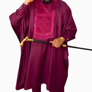 Boubou africain homme souple, style traditionnel et confort