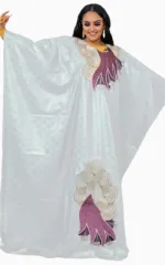 Boubou Bazin Brodé Femme élégant et coloré
