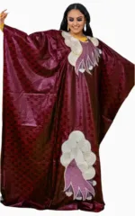 Boubou Bazin pour femme facile à porter