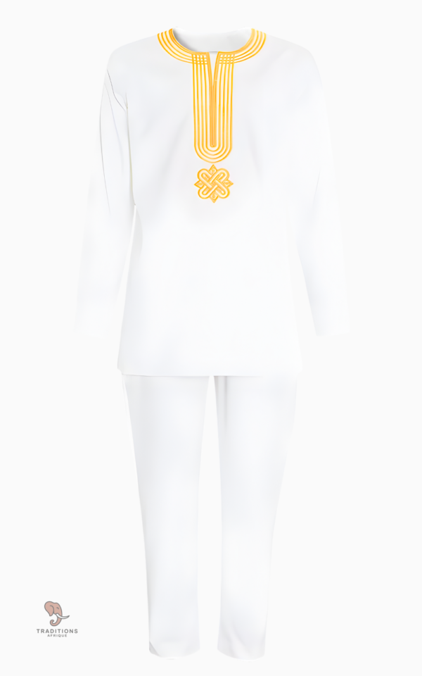 Vêtement boubou africain pour homme, élégant et raffiné