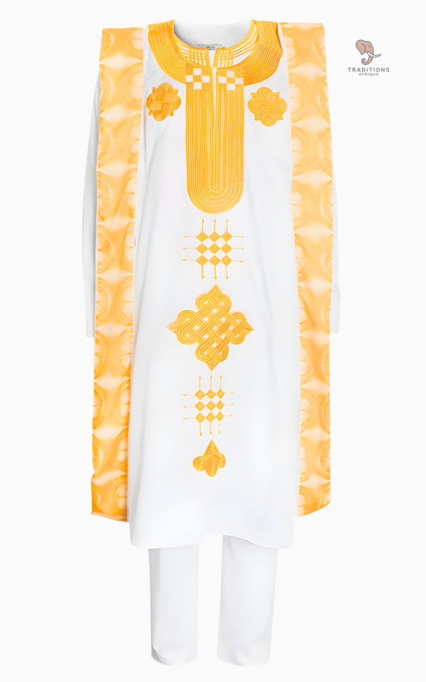 Costume boubou homme, stylé pour événements festifs
