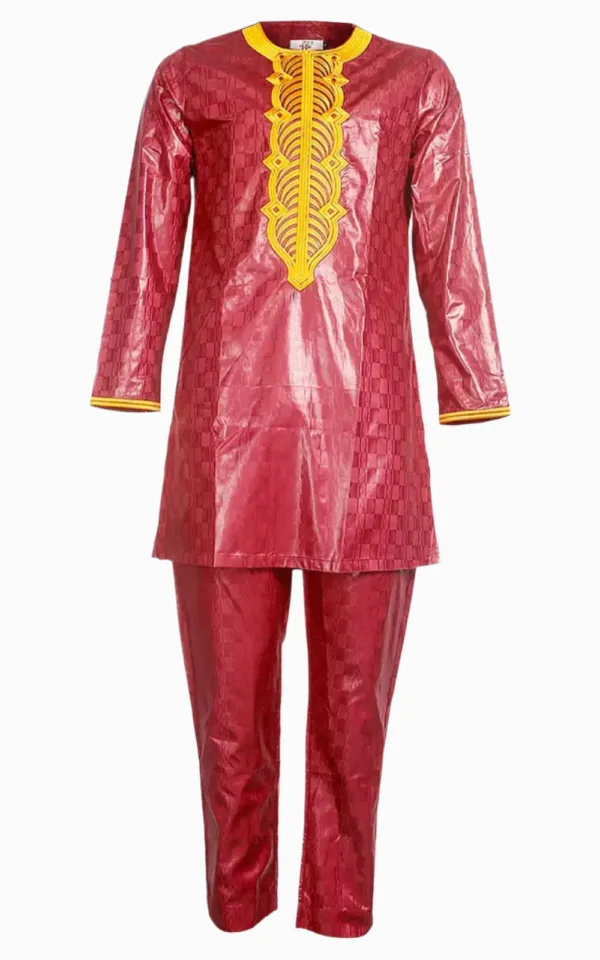 Vêtement africain homme en bazin pour occasions spéciales