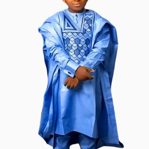 Boubou Bazin Riche Garçon pour enfants, style africain