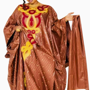 Boubou Béninois Femme en tissu africain traditionnel