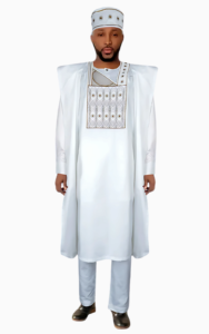 Boubou Blanc pour Mariage Homme, élégant et traditionnel