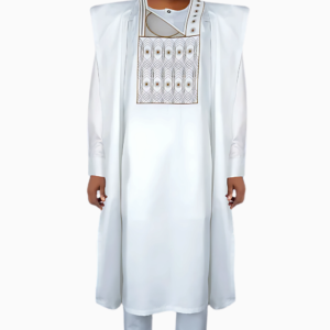 Boubou Blanc pour Mariage Homme, élégant et traditionnel