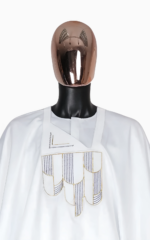 Mode africaine, boubou pour homme en blanc