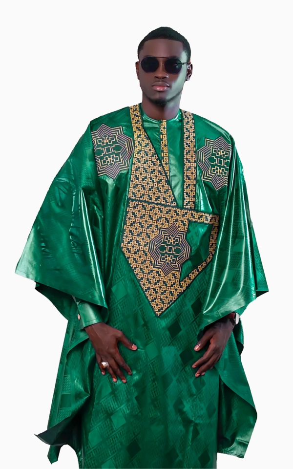 Boubou Camerounais pour homme, vêtement traditionnel africain
