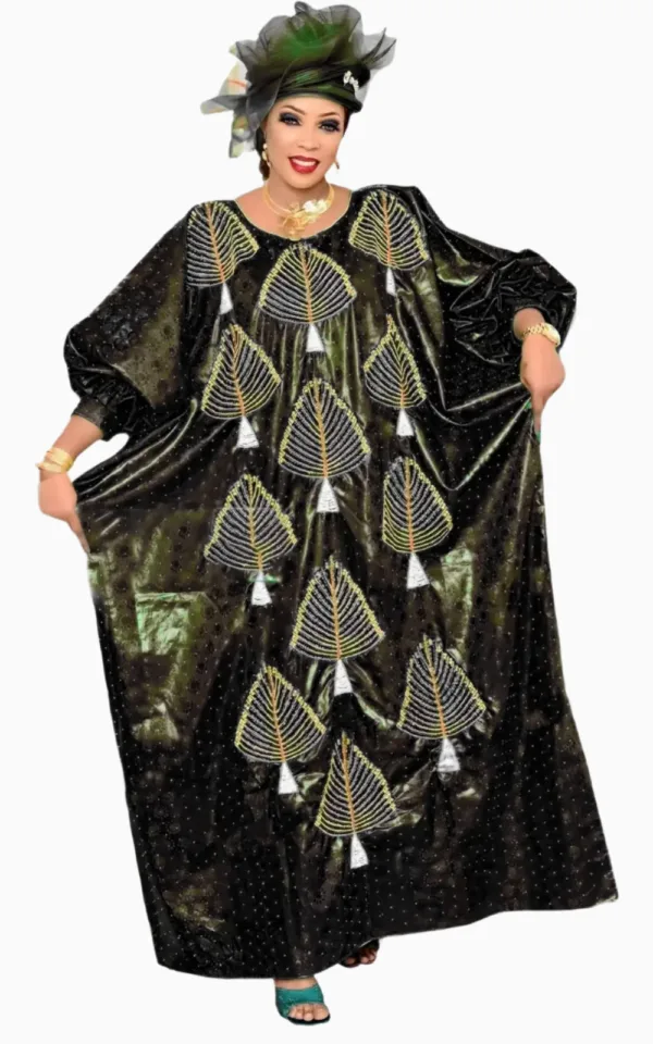 Boubou chic pour femme, idéal pour les occasions spéciales
