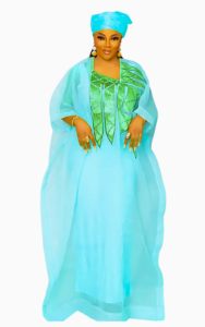Vêtement culturel féminin, boubou Comorien unique et stylé