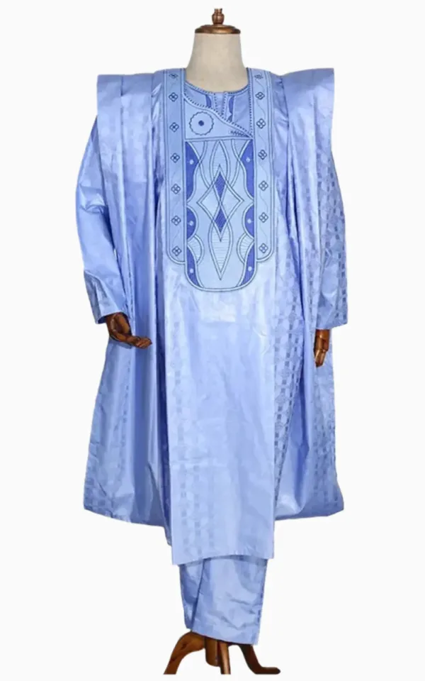 Boubou de mariage homme élégant et traditionnel