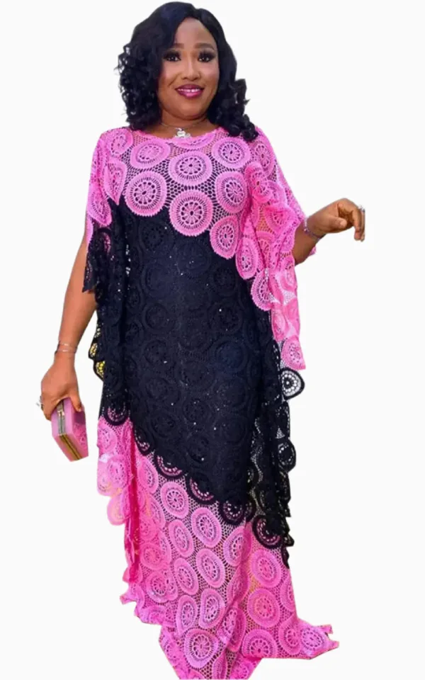 Boubou femme dentelle, pièce unique et tendance