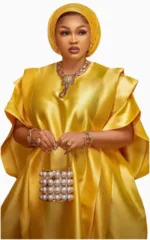 Boubou africain pour femme avec motifs modernes