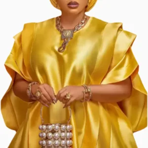 Boubou africain pour femme avec motifs modernes