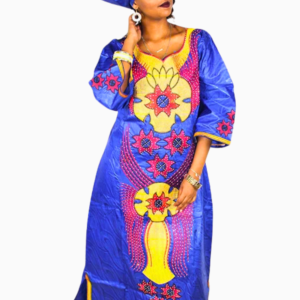 Boubou femme grande taille au style africain