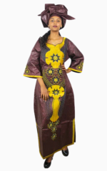 Boubou africain pour femme en grande taille