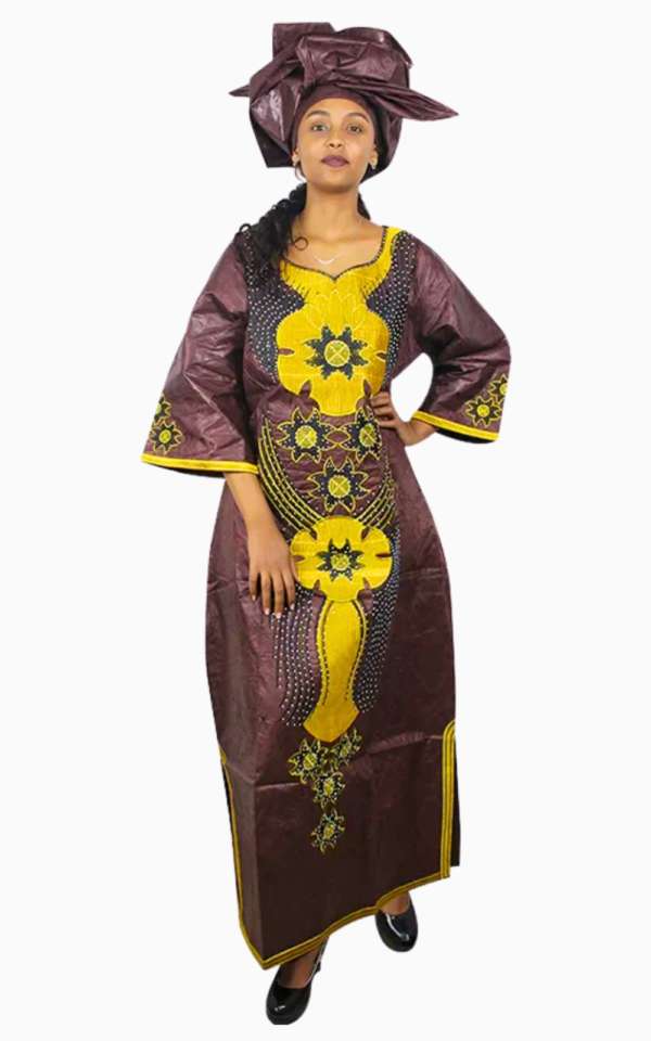 Boubou africain pour femme en grande taille