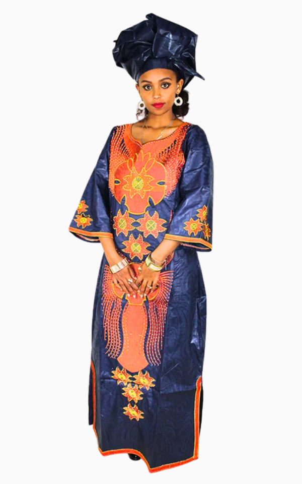 Mode africaine : boubou élégant femme grande taille